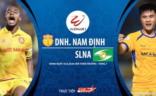 Soi kèo bóng đá Nam Định vs SLNA. Trực tiếp bóng đá Việt Nam. V-League 2020