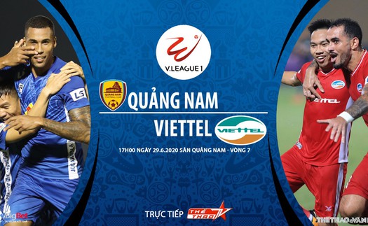 Soi kèo bóng đá Quảng Nam vs Viettel. Trực tiếp bóng đá V-League 2020