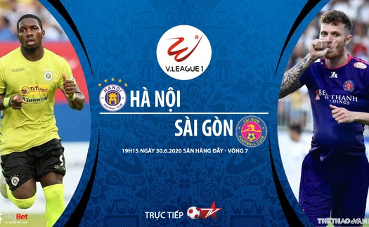 Soi kèo bóng đá Hà Nội vs Sài Gòn. Trực tiếp bóng đá Việt Nam. V-League 2020