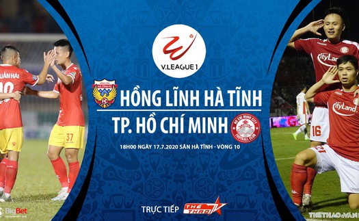 Soi kèo bóng đá Hà Tĩnh vs TPHCM. Trực tiếp bóng đá V League 2020