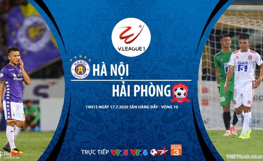 Soi kèo bóng đá Hà Nội vs Hải Phòng. Trực tiếp bóng đá V League 2020