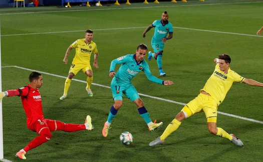 VIDEO bàn thắng Villarreal 1-4 Barcelona: Suarez và Griezmann khai hỏa