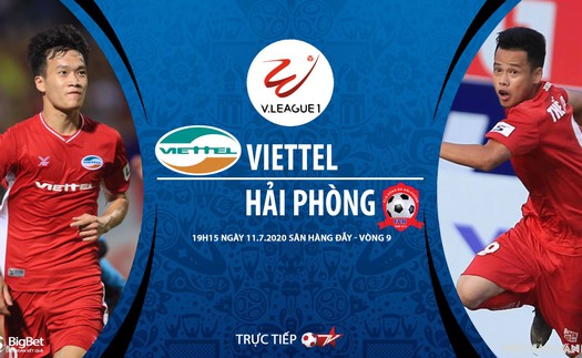 Soi kèo bóng đá Viettel vs Hải Phòng. Trực tiếp bóng đá V- League 2020