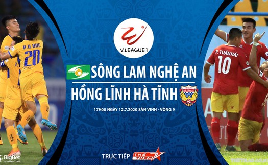 Soi kèo bóng đá SLNA vs Hà Tĩnh. Trực tiếp bóng đá V League 2020