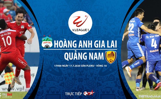 Soi kèo bóng đá HAGL vs Quảng Nam. Trực tiếp bóng đá V League 2020