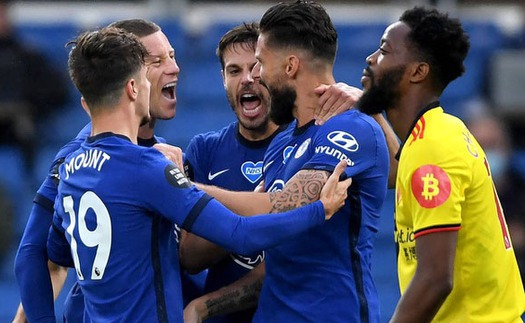 Chelsea 3-0 Watford: Giroud, Willian, Barkley lập công, Chelsea trở lại Top 4