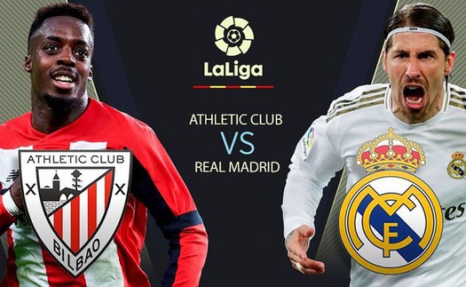 Athletic Bilbao 0-1 Real Madrid: Real Madrid thắng nhờ tình huống penalty gây tranh cãi