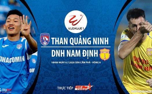 Soi kèo bóng đá Than Quảng Ninh vs Nam Định. Trực tiếp bóng đá V-League 2020