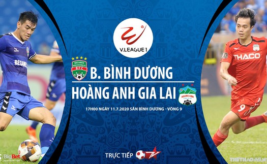 Soi kèo bóng đá Bình Dương vs HAGL. Trực tiếp bóng đá V- League 2020