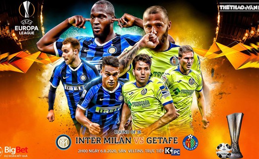 Soi kèo Inter Milan vs Getafe. Trực tiếp bóng đá vòng 1/8 Europa League