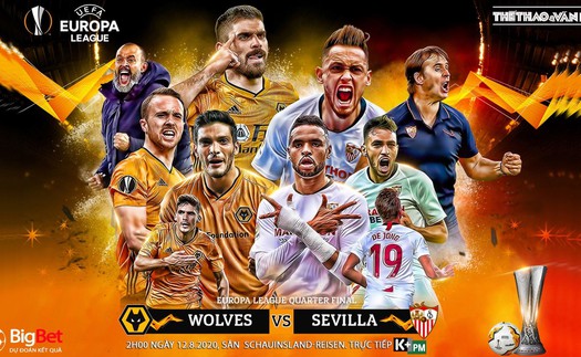 Soi kèo bóng đá Wolves vs Sevilla. Vòng tứ kết Europa League. Trực tiếp K+PM