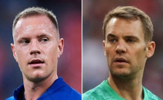 Neuer cảm thấy đồng cảm với Ter Stegen sau khi thủng lưới 8 lần