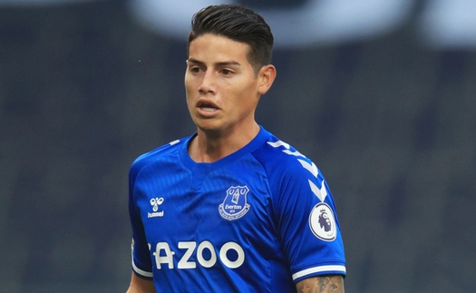 Chỉ sau 1 trận, James Rodriguez đã trở thành ngôi sao số 1 của Everton