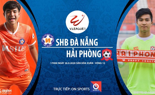 Soi kèo bóng đá Đà Nẵng vs Hải Phòng. Trực tiếp bóng đá V-League 2020