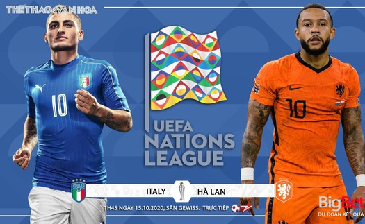 Soi kèo nhà cái. Italy vs Hà Lan. Trực tiếp UEFA Nations League. Trực tiếp K+PM, BĐTV.