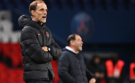 HLV Tuchel: 'Cầu thủ PSG bị tâm lý, đá như tàng hình trong hiệp 1'