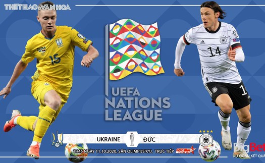 Soi kèo nhà cái Ukraine vs Đức. UEFA Nations League. Trực tiếp K+PM, Thể thao TV