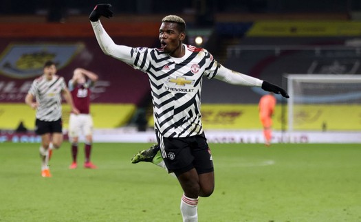 Burnley 0-1 MU: Pogba vô lê đẳng cấp giúp MU lên đầu bảng