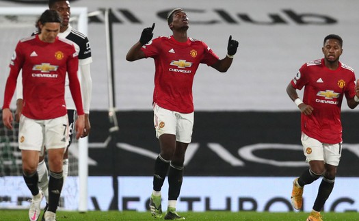 Fulham 1-2 MU: Pogba lập siêu phẩm, MU giành lại ngôi đầu bảng