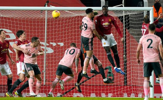 MU 1-2 Sheffield: Thua đau sân nhà, 'Quỷ đỏ' lỡ cơ hội giành lại ngôi đầu