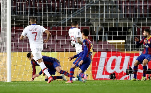 Barcelona 1-4 PSG: Mbappe đi vào lịch sử với hat-trick vào lưới Barca