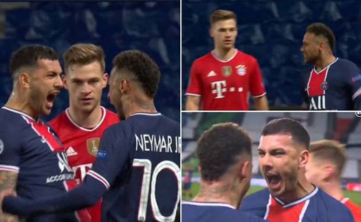 PSG 0-1 Bayern: Neymar gây sốt khi ăn mừng ngay trước mặt Kimmich