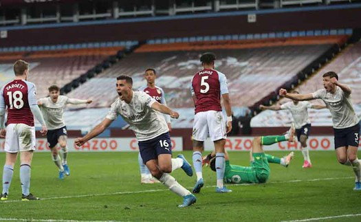 Aston Villa 1-2 Man City: Thắng nhọc sân khách, Man City lại bỏ xa MU 11 điểm