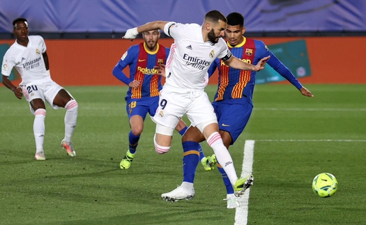 Real Madrid 2-1 Barcelona, Benzema lập siêu phẩm đánh gót, Fan đòi trao QBV