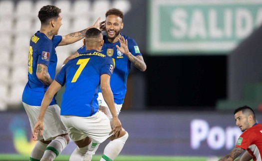 Paraguay 0-2 Brazil: Neymar tỏa sáng, Brazil thắng trận thứ 6 liên tiếp