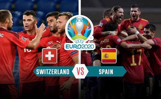 VIDEO Thụy Sĩ vs Tây Ban Nha, EURO 2021: Bàn thắng và highlights