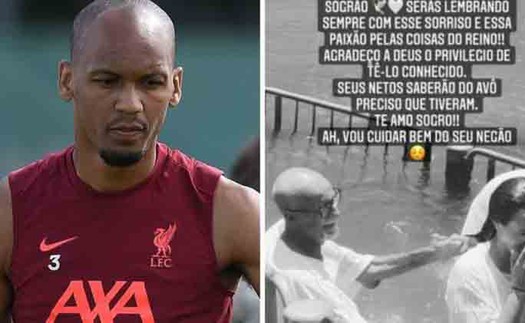 Fabinho nhận tin dữ ở quê nhà