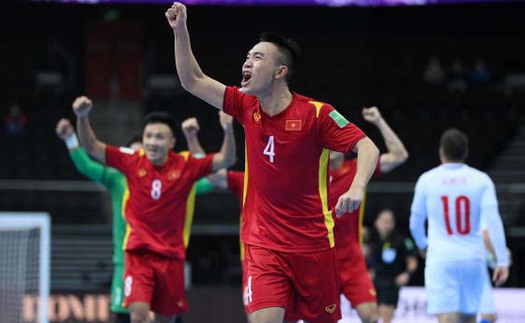 Tuyển futsal Việt Nam gặp Nga hoặc Kazakhstan ở vòng 1/8 futsal World Cup