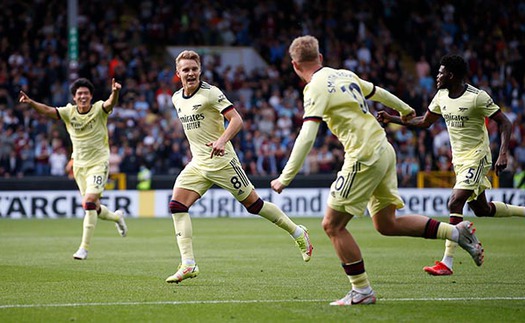 Burnley 0-1 Arsenal: Odegaard sắm vai người hùng, Arsenal thắng 2 trận liên tiếp