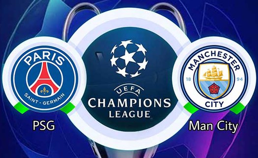 VIDEO PSG vs Man City, Cúp C1/Champions League