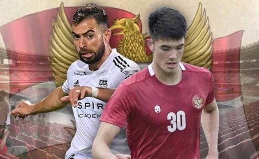 Indonesia mang 4 cầu thủ chơi bóng ở châu Âu tới AFF Cup 2021