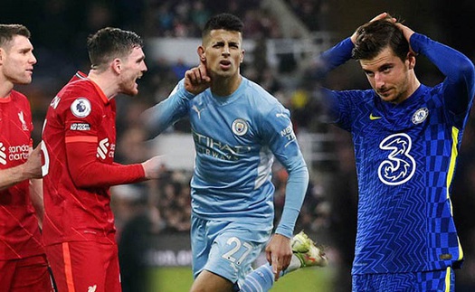 Cuộc đua vô địch Ngoại hạng Anh: Man City ổn định, Liverpool và Chelsea gặp khó