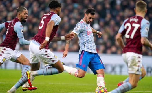 Aston Villa 2-2 MU: Bruno Fernandes lập cú đúp, MU vẫn bị cầm hòa