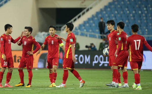 BXH FIFA tháng 2/2022: Tuyển Việt Nam được cộng điểm lớn nhờ thắng Trung Quốc