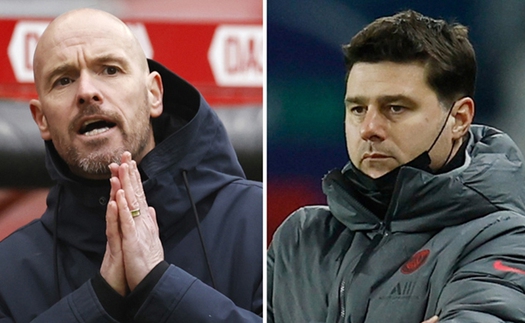 MU bối rối vì Pochettino và Ten Hag bị loại sớm ở Cúp C1