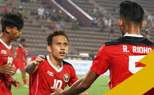 U23 Indonesia 4-1 U23 Timor Leste:U23 Indonesia 'phả hơi nóng' vào U23 Việt Nam