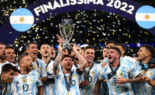 Ý 0-3 Argentina: Messi và đồng đội đoạt Siêu cúp Liên lục địa tại Wembley