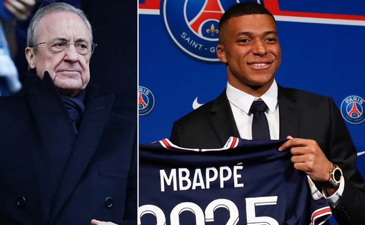 Perez: 'Đây không phải Mbappe của tôi, cậu ấy đã thay đổi vì chính trị và tiền bạc'