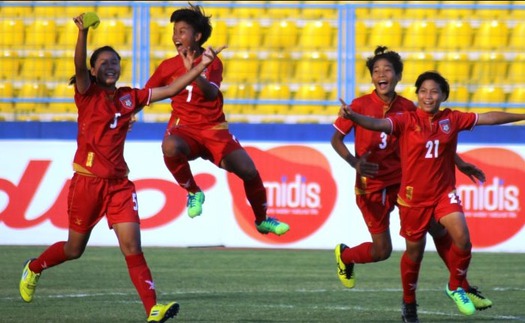 KẾT QUẢ bóng đá Nữ Timor Leste 0-7 Myanmar, nữ Đông Nam Á