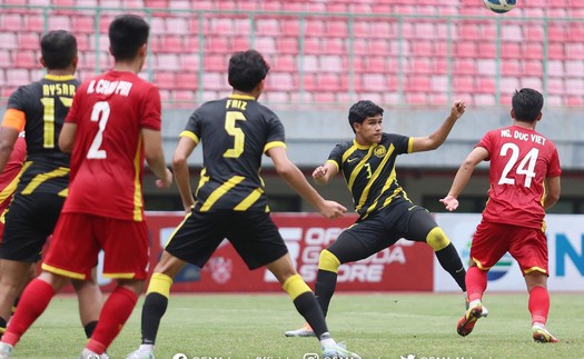 U19 Việt Nam thua U19 Malaysia 0-3 ở bán kết U19 Đông Nam Á