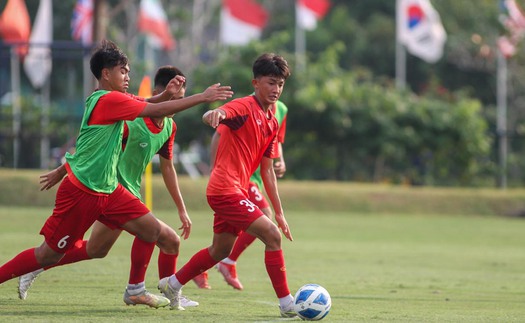 Trực tiếp U16 Việt Nam vs U16 Singapore - Xem trực tiếp bóng đá U16 Đông Nam Á (15h00, 31/7)