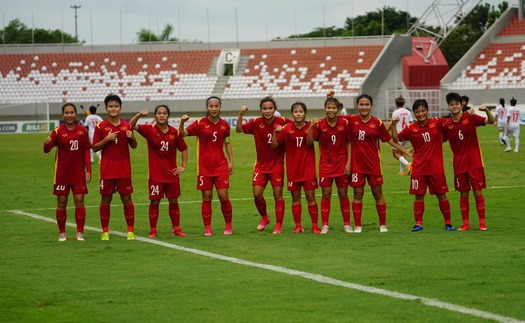 U18 nữ Việt Nam 4-1 U18 nữ Myanmar: U18 nữ Việt Nam cách chức vô địch 1 trận đấu