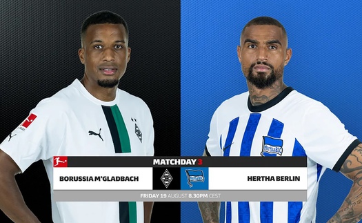 Soi kèo nhà cái Gladbach vs Hertha Berlin. Nhận định, dự đoán bóng đá Bundesliga (01h30, 20/08)