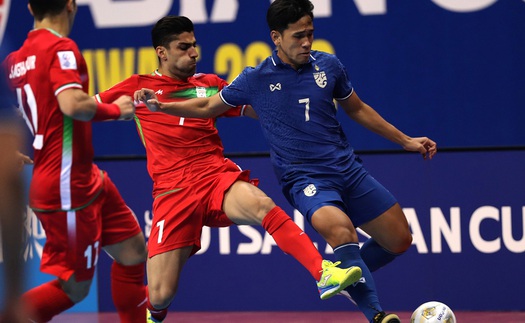 Futsal châu Á 2022: Iran vùi dập Thái Lan, gặp bại tướng ở chung kết