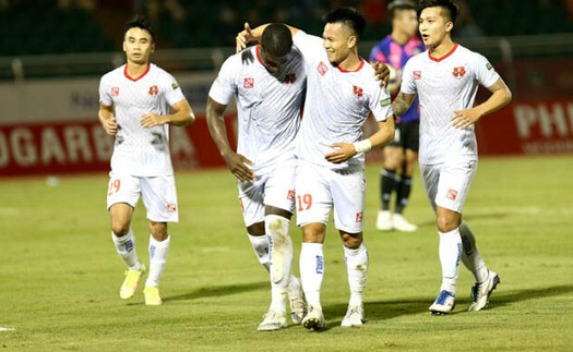 Kết quả bóng đá Hải Phòng 1-1 Hà Tĩnh, V-League 2022