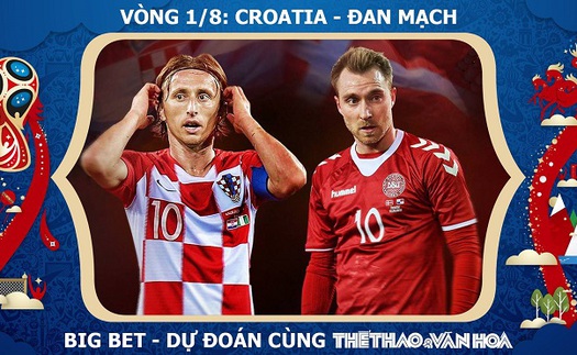 Chọn kèo Tây Ban Nha vs Nga (21h00 ngày 1/7) và Croatia vs Đan Mạch (1h00 ngày 2/7)